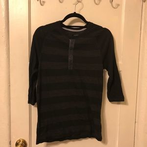 Striped Henley tee